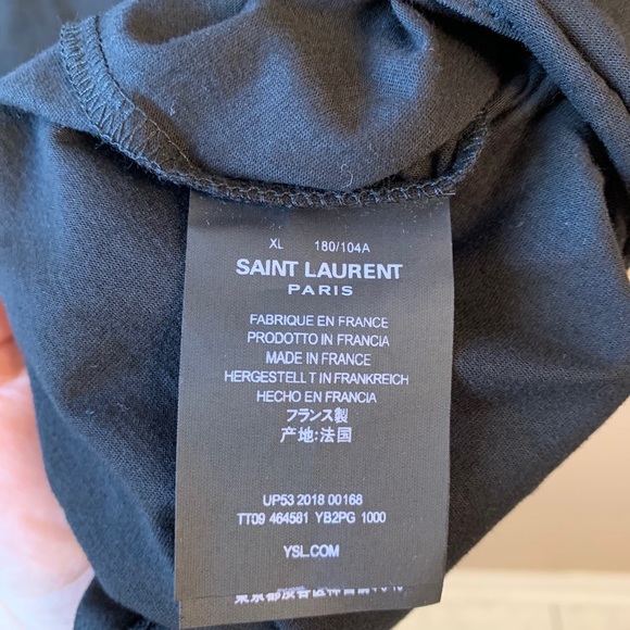 *SOLD* Saint Laurent T-Shirt Men’s Brand New - Picture 3 of 4
